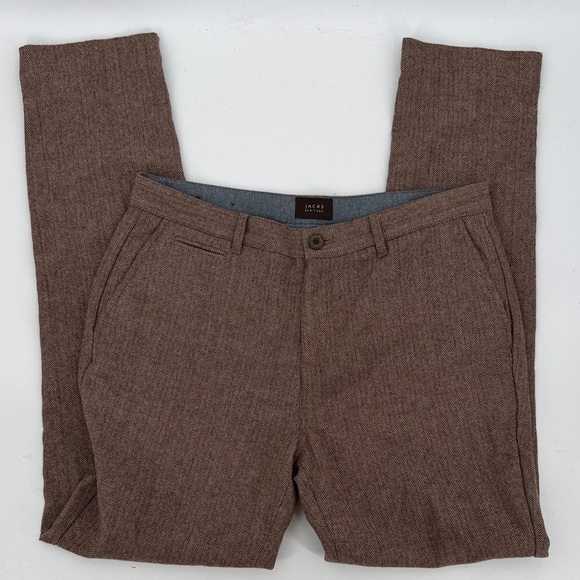 Jachs Other - Jachs Men's Tan brown tweed wool blend pant Bowie fit
